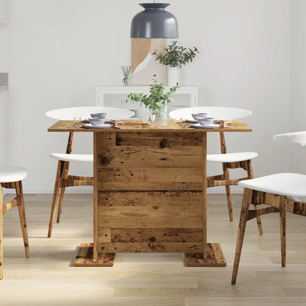 vidaXL Τραπέζι Φαγητού από Παλιό Ξύλο 110x60x75 εκ Επεξεργασμένο Ξύλο