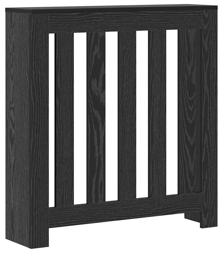 vidaXL Καπάκι Καλοριφέρ Μαύρη Οξυά 78 x 20 x 82 cm Επεξεργασμένο ξύλο