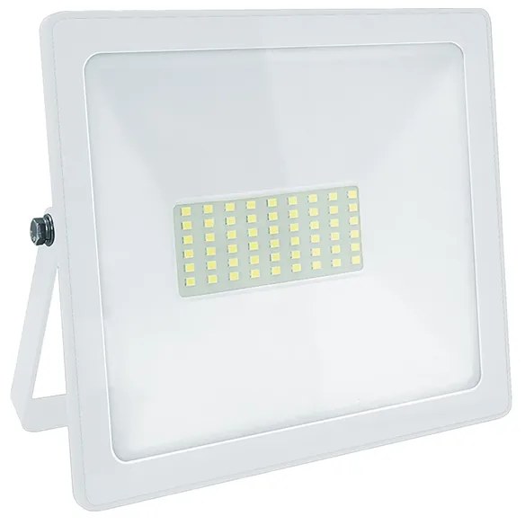 WHITE LED SMD FLOOD LUMINAIRE IP66 50W 6000K 4500Lm 230V RA80 ACA Q5060W