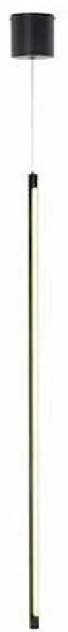 Φωτιστικό Οροφής Avenue ZM16LEDP100BK 18W Led Αφής Dimmable Φ1,8cm 250cm Black Aca Metal