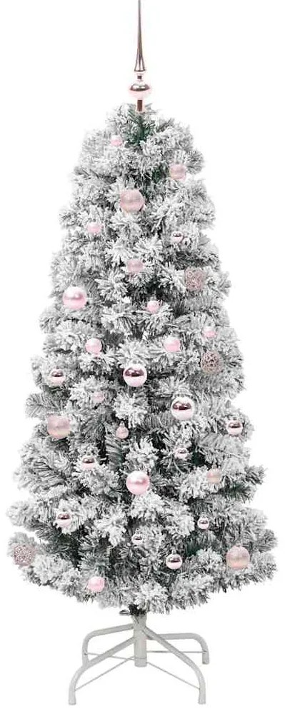 vidaXL Τεχνητό Χριστουγεννιάτικο Δέντρο με Άξονα με 150 LED 150 cm