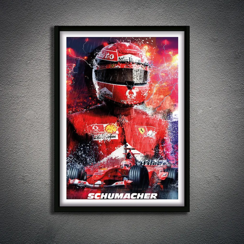 Πόστερ &amp; Κάδρο Michael Schumacher F017 30x40cm Εκτύπωση Πόστερ (χωρίς κάδρο)