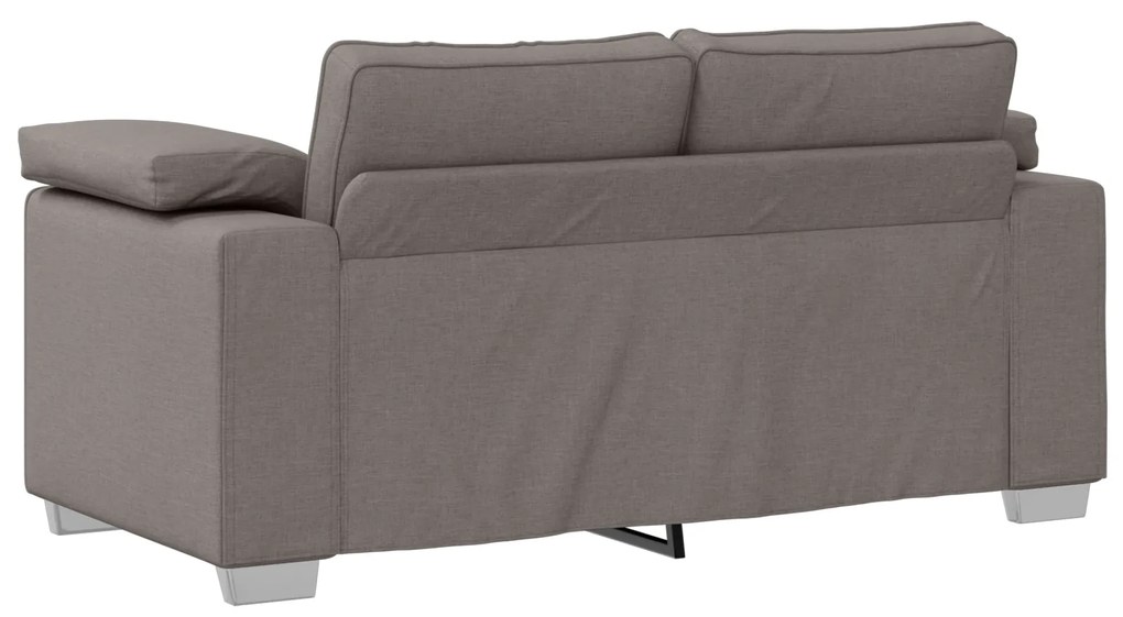 vidaXL Καναπές Taupe 160 x 77 x 82 εκ ύφασμα