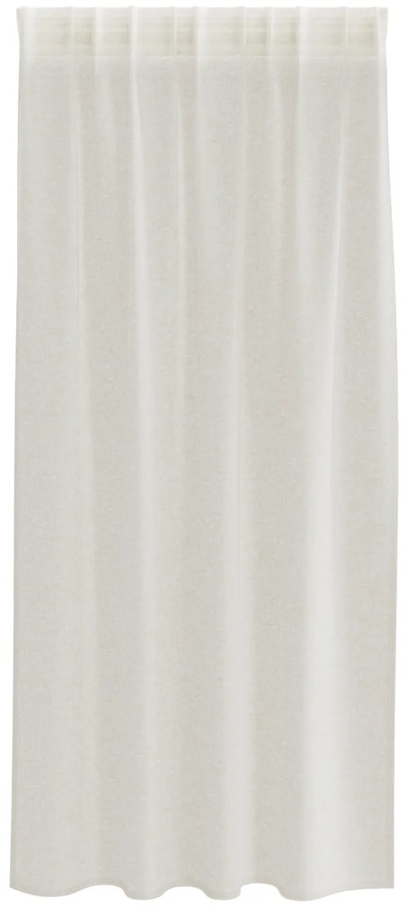 vidaXL Κουρτίνες με κουρτίνες 2 pcs Κρεμ 140 x 175 εκ. Πολυεστέρας