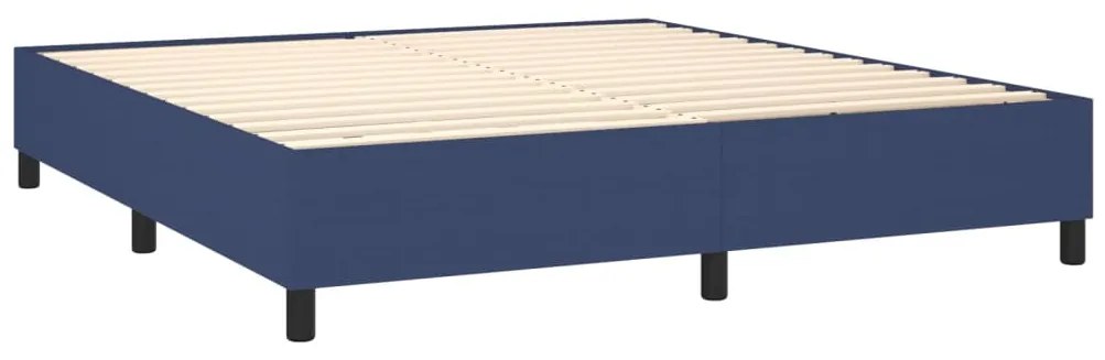 ΚΡΕΒΑΤΙ BOXSPRING ΜΕ ΣΤΡΩΜΑ ΜΠΛΕ 180X200 ΕΚ. ΥΦΑΣΜΑΤΙΝΟ 3128147