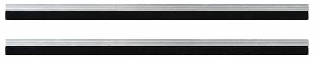 vidaXL Αυτοκόλλητες σφραγίδες πόρτας 2 pcs Ασημί 100 cm