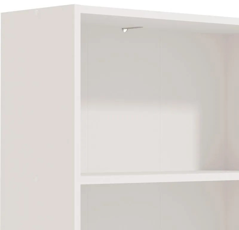 Βιβλιοθήκη Tomar 3 Λευκό 70x24,5x107,5 εκ. 70x24.5x107.5 εκ.