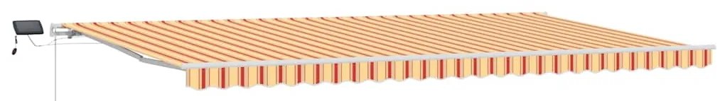 vidaXL Σκηνίτσα Αναδιπλούμενη with 600 x 350 εκ κίτρινο και πορτοκαλί