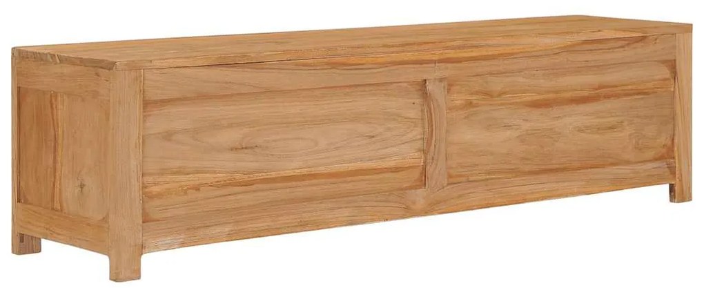 vidaXL Έπιπλο Τηλεόρασης 115 x 30 x 35 εκ. από Μασίφ Ξύλο Teak