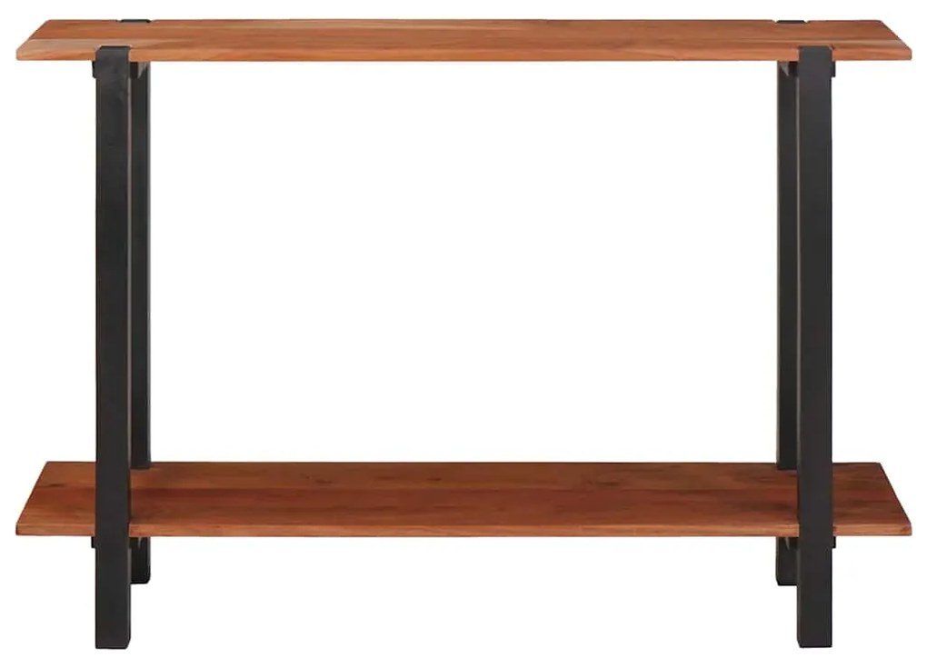 vidaXL Τραπέζι κονσόλας Καφέ 110 x 30 x 75 εκ Μασίφ ξύλο ακακίας