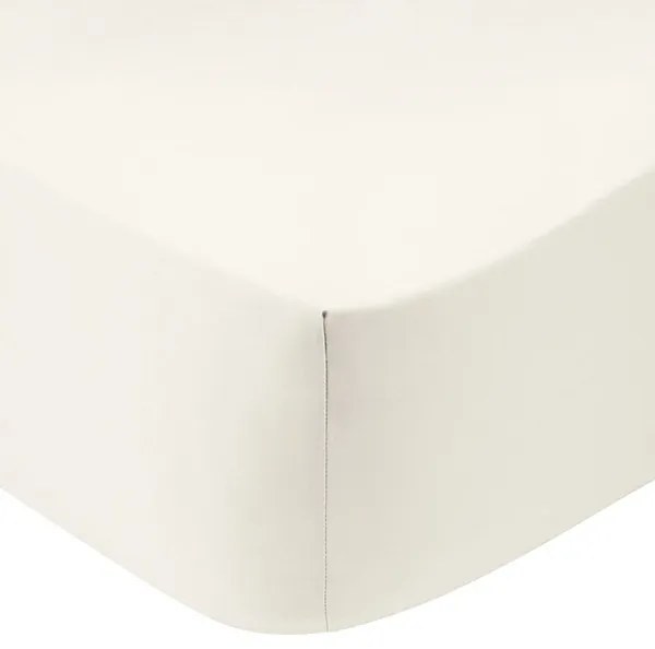Κατωσέντονο Cotton Feelings με λάστιχο 100 White Μονό (100x200+30)