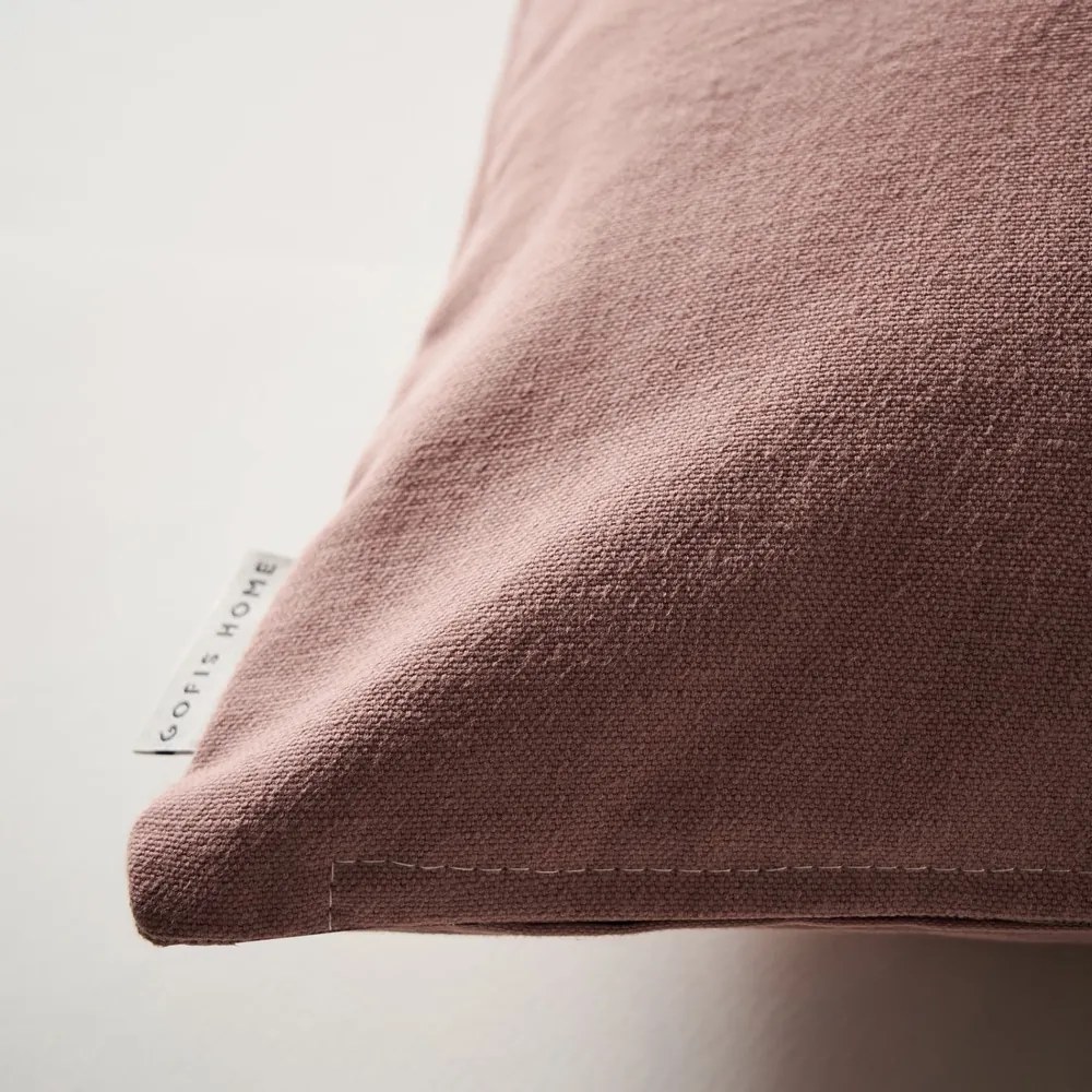 Μαξιλαροθήκη 30x45cm GOFIS HOME  Everly Deep Pink 386