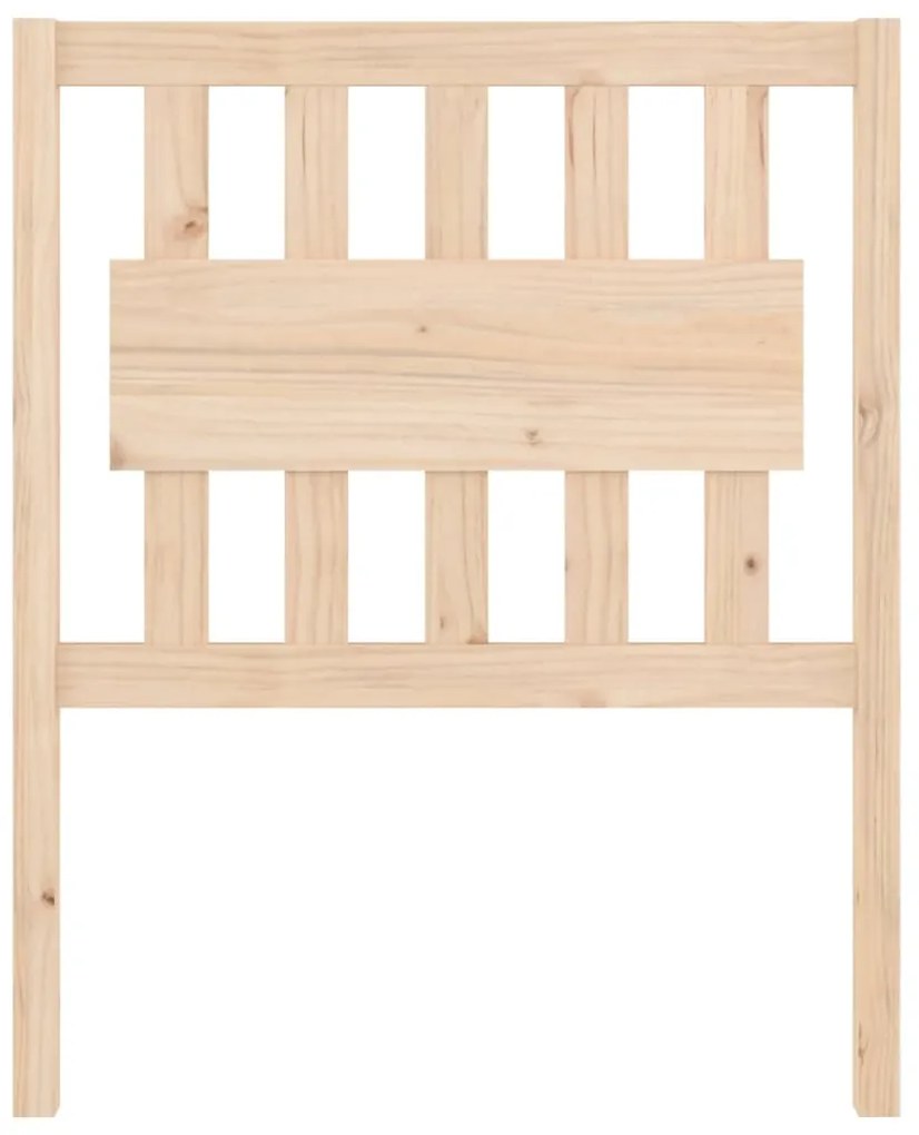 vidaXL Κεφαλάρι Κρεβατιού 80,5 x 4 x 100 εκ. από Μασίφ Ξύλο Πεύκου