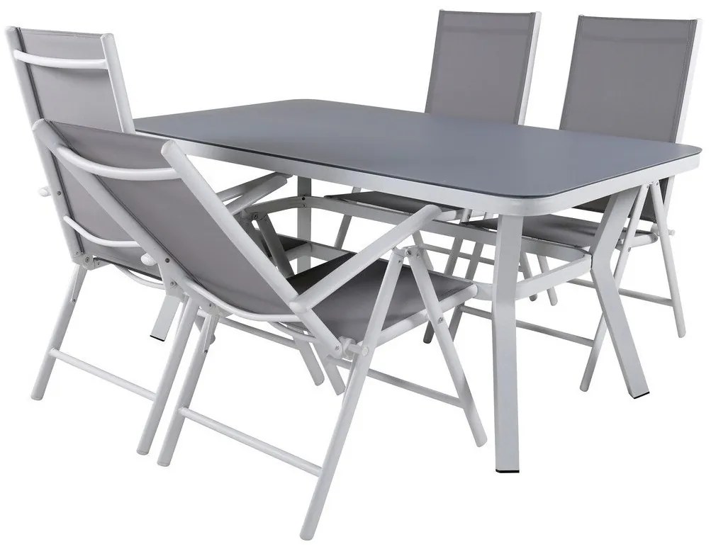 Σετ Τραπέζι και καρέκλες Dallas 1285, Spraystone, 41 kg, Ύφασμα, Μέταλλο | Epipla1.gr