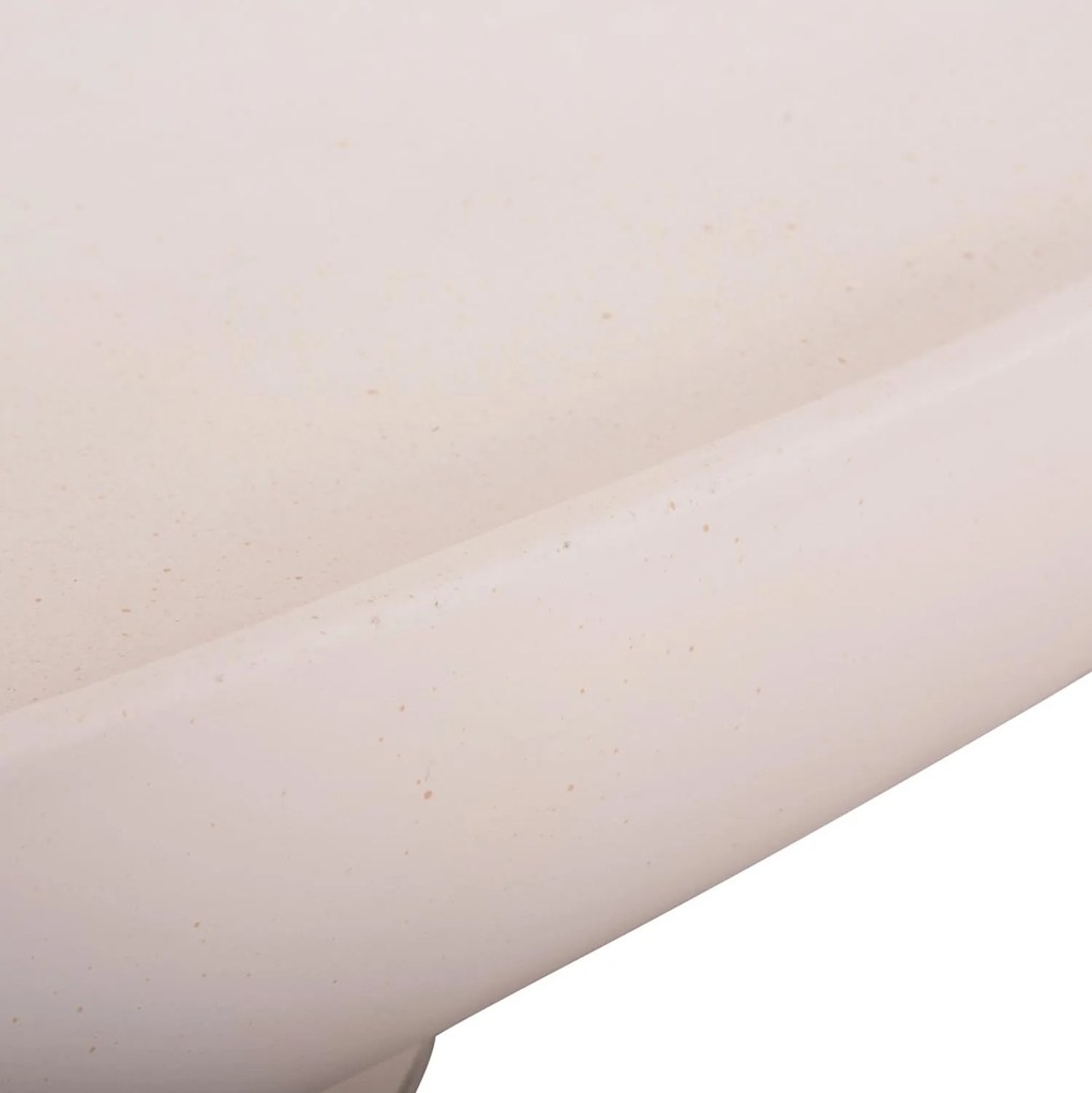 Τραπεζάκι σαλονιού DESSY C18153.02 Fiber Cement σε Λευκό 151x66x30Υεκ. 151x66x30 εκ.