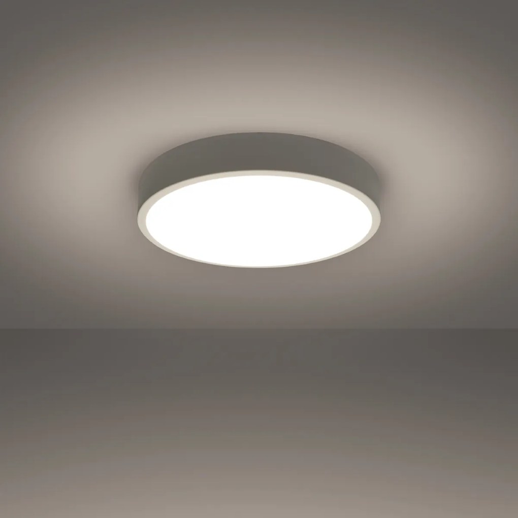 Sollux Φωτιστικό οροφής ONYX 40 λευκό LED 3000K,Αλουμίνιο,1x23W