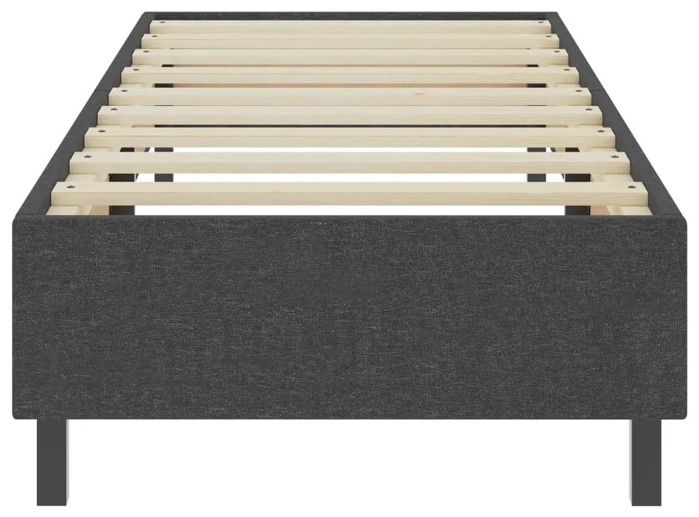 vidaXL Πλαίσιο Κρεβατιού Boxspring Γκρι 100 x 200 εκ. Υφασμάτινο