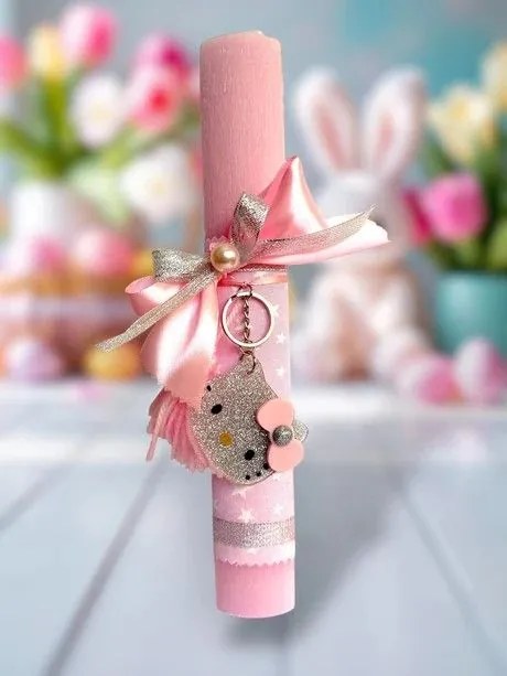 Τύπου Hello Kitty Αρωματική λαμπάδα - Χωρίς όνομα