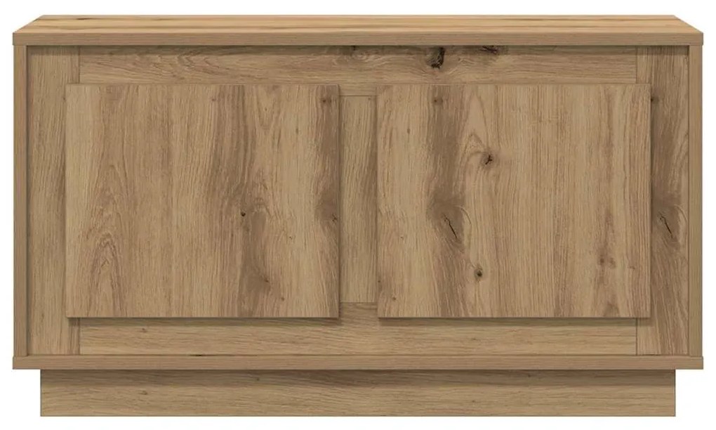 vidaXL Έπιπλο Τηλεόρασης artisan δρυς 80 x 35 x 45 cm
