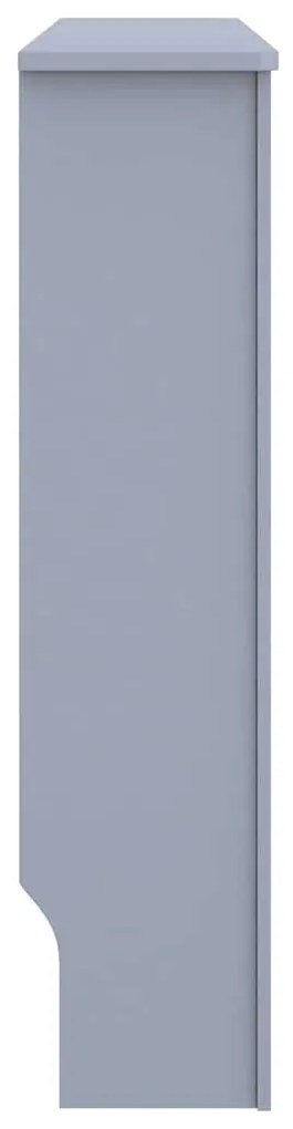vidaXL Κάλυμμα Καλοριφέρ Ανθρακί 112 x 19 x 81,5 εκ. από MDF