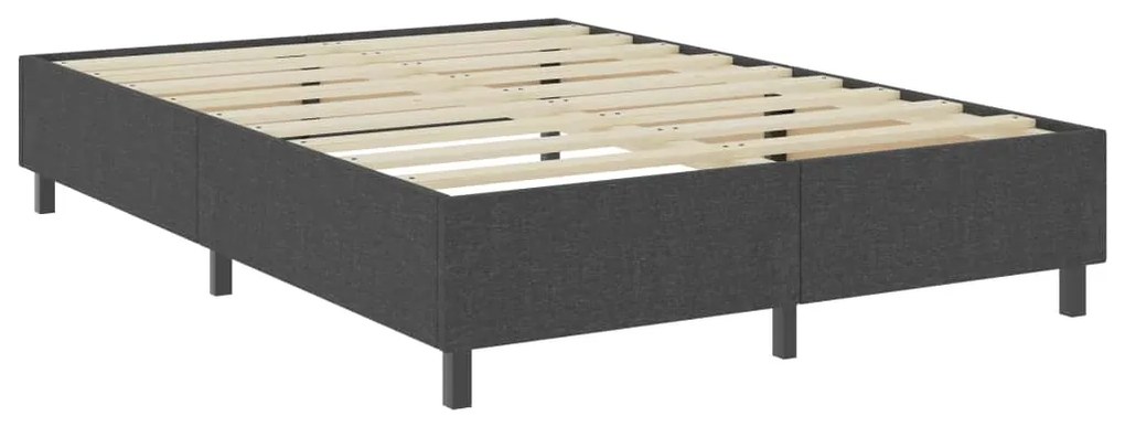 Πλαίσιο Κρεβατιού Boxspring Γκρι 160 x 200 εκ. Υφασμάτινο - Γκρι