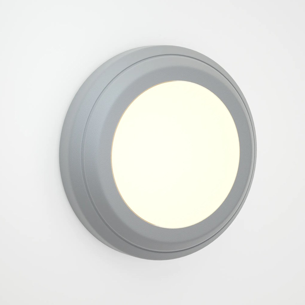 it-Lighting Jocassee LED 3.5W 3CCT Outdoor Wall Lamp Grey D:15cmx2.7cm (80201430)