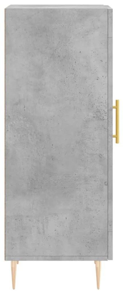 vidaXL Ντουλάπι Γκρι Σκυροδέματος 34,5x34x90 εκ. Επεξεργασμένο Ξύλο