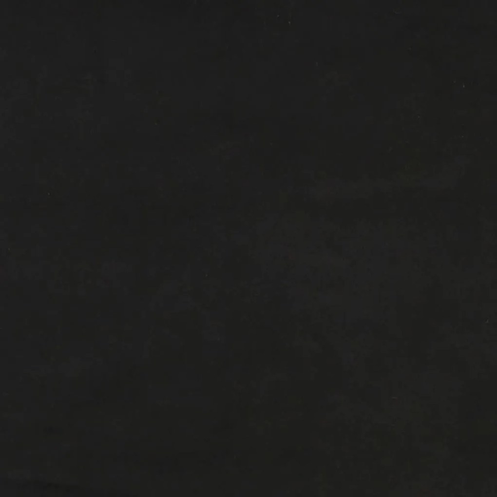 vidaXL Κεφαλάρι Μαύρο Βελούδινο 90x7x118/128 εκ.