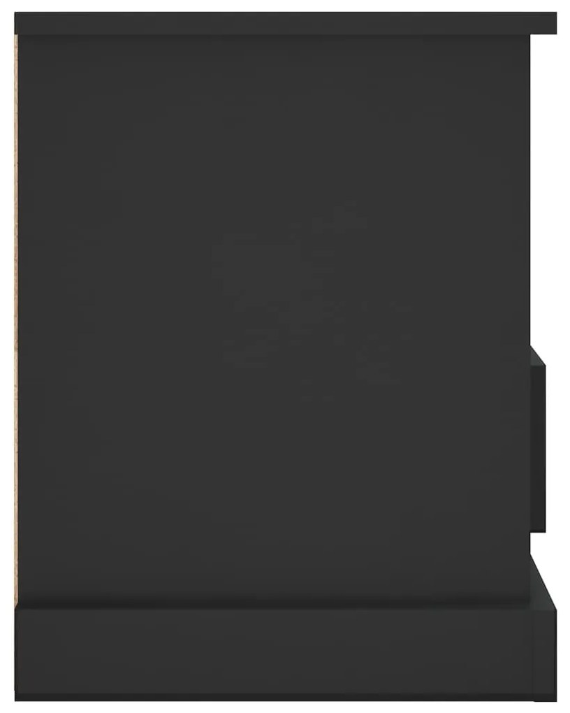 vidaXL Έπιπλο Τηλεόρασης Μαύρο 93x35,5x45 εκ. Επεξεργασμένο Ξύλο