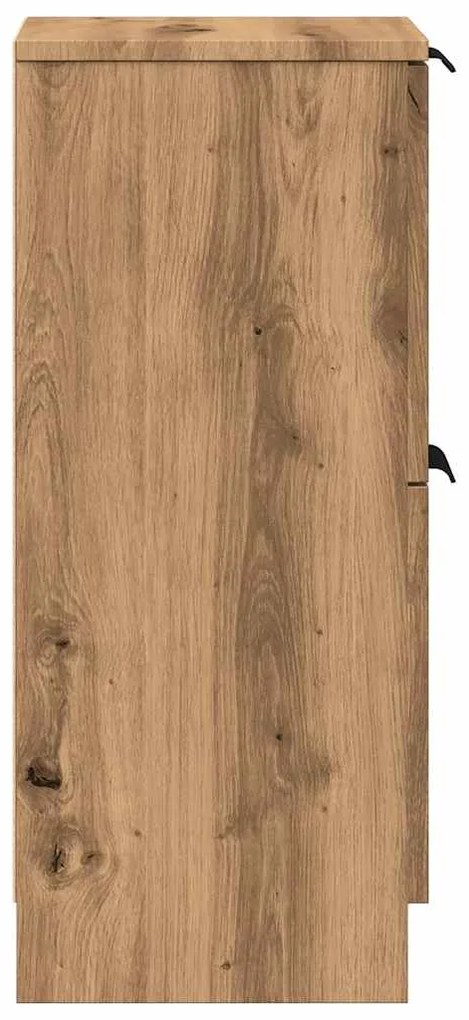 vidaXL Sideboards 2 τεμάχια Artisan Oak 30x30x70cm Κατασκευασμένο ξύλο