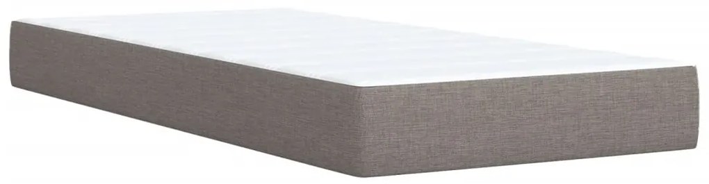 ΚΡΕΒΑΤΙ BOXSPRING ΜΕ ΣΤΡΩΜΑ TAUPE 90X190 ΕΚ.ΥΦΑΣΜΑΤΙΝΟ 3293820