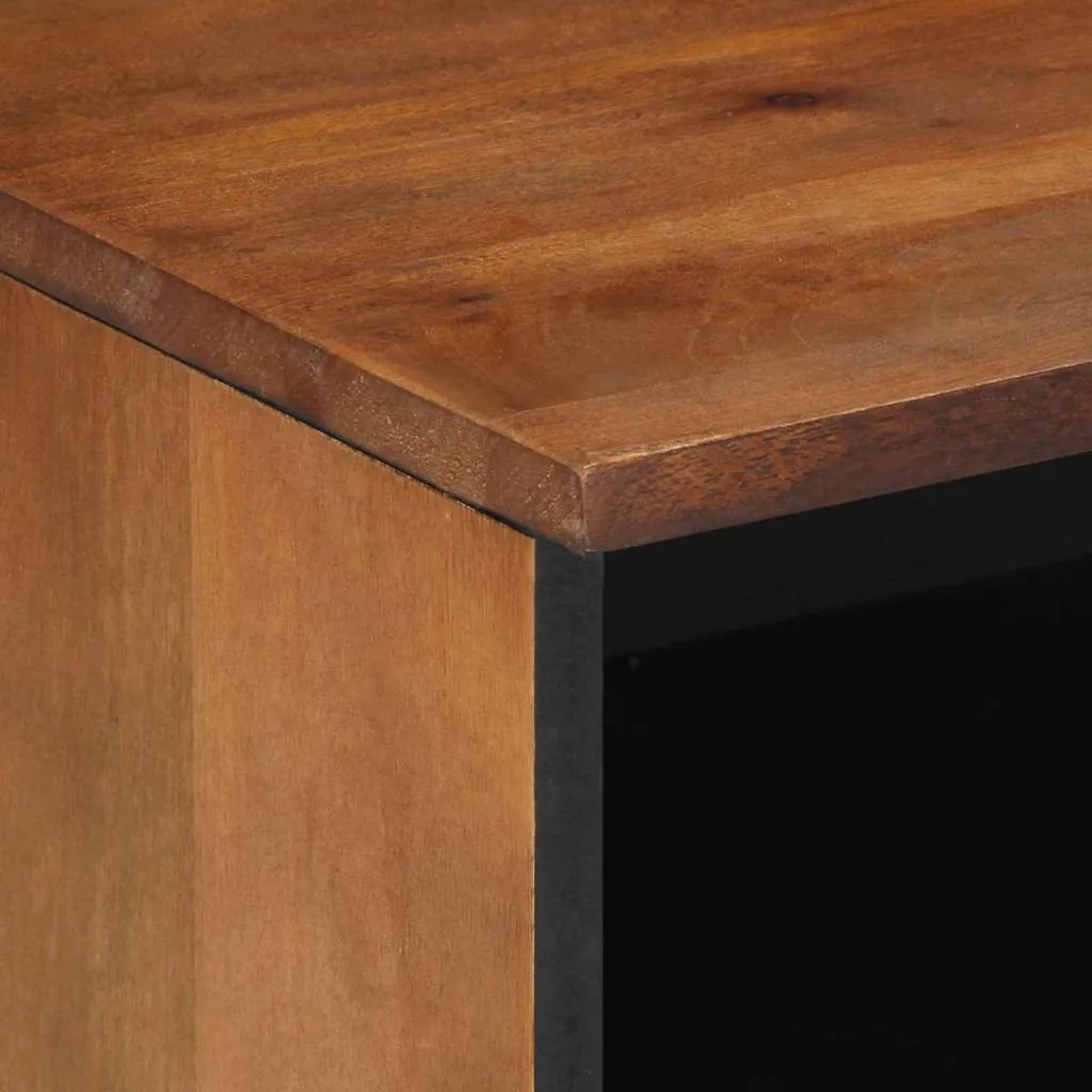 vidaXL Ντουλάπα Τηλεόρασης Καφέ 80 x 33.5 x 46 εκ. Μασίφ ξύλο μάνγκο
