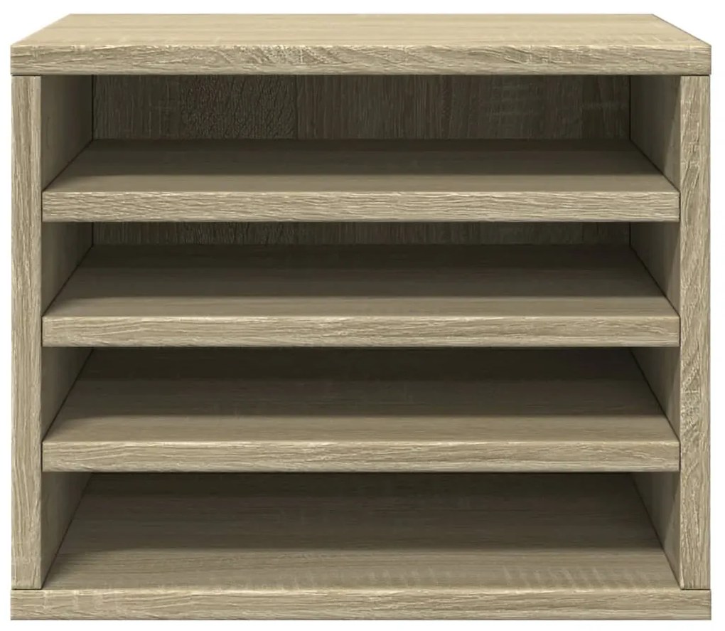 vidaXL Έπιπλο Οργάνωσης Γραφείου Sonoma Δρυς 36x26x29,5εκ Επεξ. Ξύλο