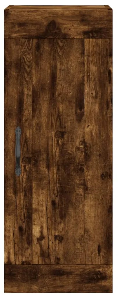 vidaXL Ντουλάπι Τοίχου Καπνιστή Δρυς 34,5 x 34 x 90 εκ. Επεξεργ. Ξύλο