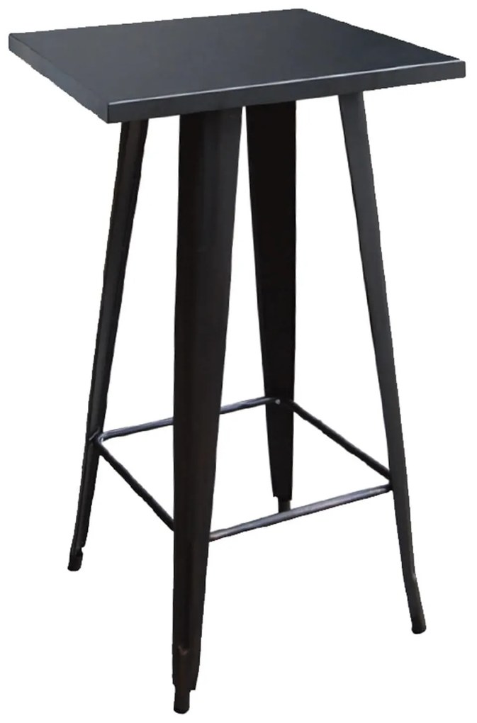 Τραπέζι Bar Relix Black  Ε5203,11 60Χ60Χ101 cm Metal