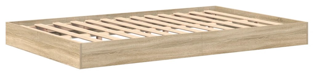 vidaXL Κρεβάτι Βιβλιοθήκης Σονομίν 120x200 εκ Επεξεργασμένο Ξύλο