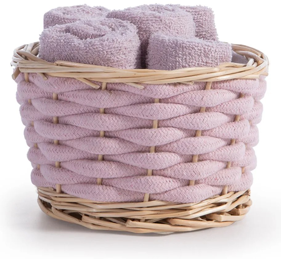 Πετσέτες Δώρου (Σετ 5τμχ) Nef-Nef Homeware Borra Lilac 300gsm