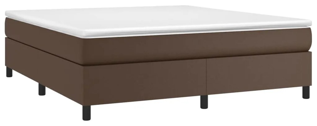 ΠΛΑΙΣΙΟ ΚΡΕΒΑΤΙΟΥ BOXSPRING ΚΑΦΕ 180X200 ΕΚ. ΣΥΝΘΕΤΙΚΟ ΔΕΡΜΑ 3121062