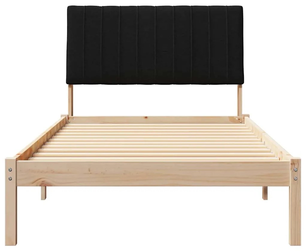 vidaXL Σκελετός Κρεβατιού Καφέ 100 x 200 cm Στερεά ξυλεία πεύκου