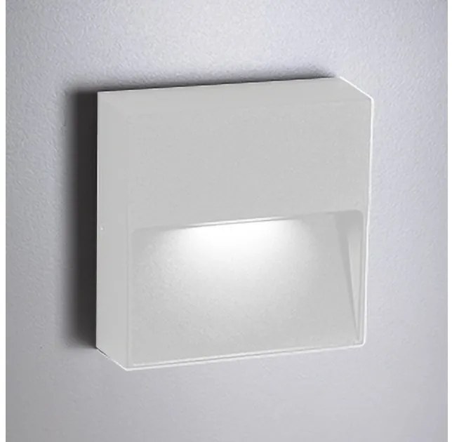 Απλίκα Φωτιστικό Τοίχου LED 4,5W IP54 3000K Bottom Zafferano-LD0231B3-Λευκό LD0231B3