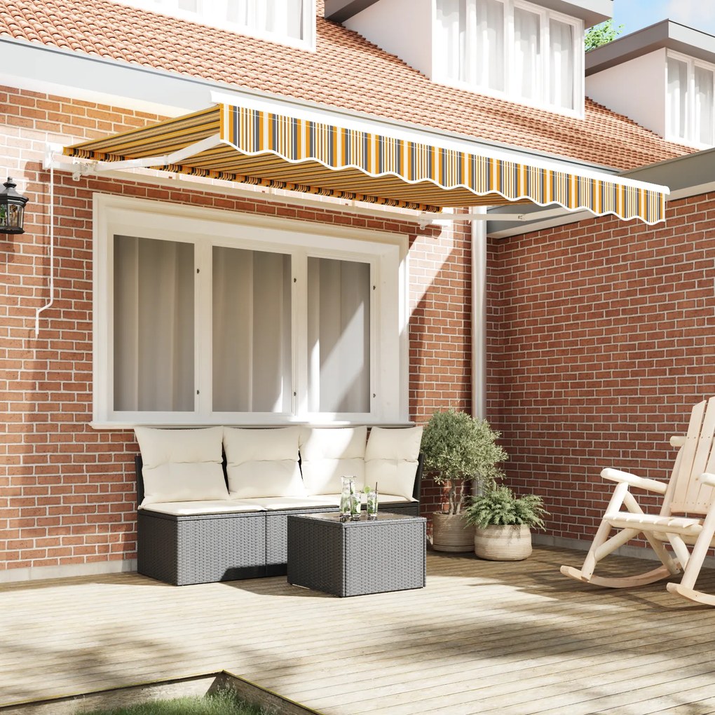 vidaXL Σκηνίτσα Αναδιπλούμενη Πολύχρωμο 350 x 200 cm