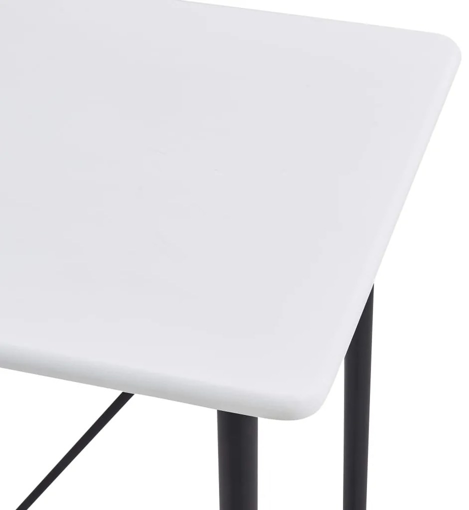 vidaXL Σετ Επίπλων Μπαρ 5 Τεμαχίων Μαύρο Πλαστικό