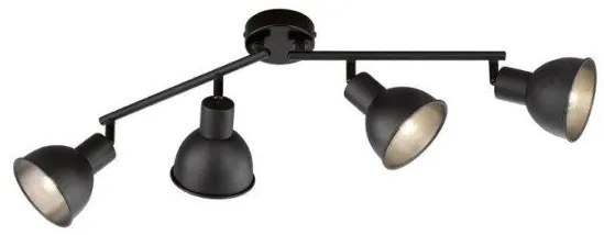 Σποτ Φωτιστικό Οροφής Speedy Μαύρο Ματ 21248 Fischer Honsel-21248-Μαύρο 21248