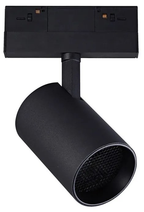 Σποτ Μαγνητικής Ράγας Κυψελωτό Kona VK/04377/B/HC/18 48V LED 17W 3000K 1870lm 24° CRI>90 IP20 Dimmable Black VKLed