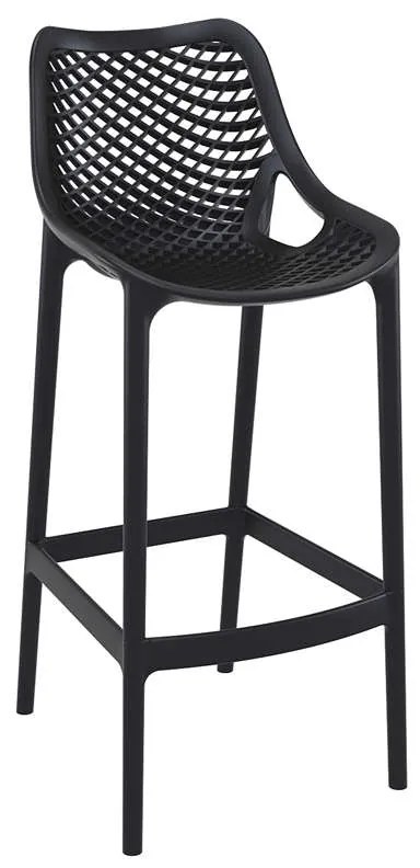 AIR 75εκ. ΣΚΑΜΠΟ BLACK ΠΟΛ/ΝΙΟΥ 45Χ53X105εκ. SIESTA 45Χ53Χ75/105εκ.