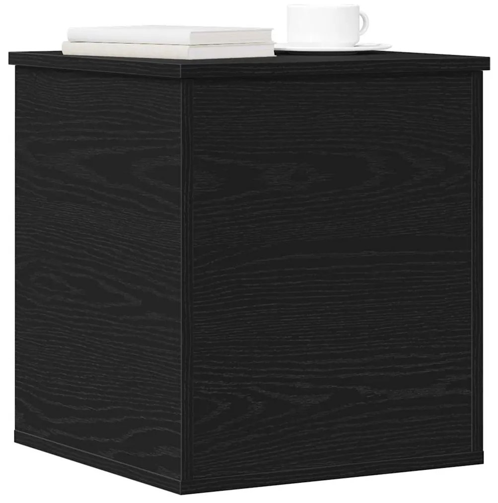vidaXL Κουτί αποθήκευσης Μαύρη δρυς 40 x 42 x 46 cm Επεξεργασμένο ξύλο