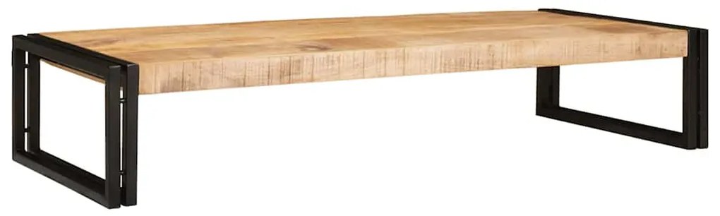 vidaXL Ράφι μπάνιου 120 x 50 x 23 εκ. Στερεό ξύλο μάγκο, σίδηρος