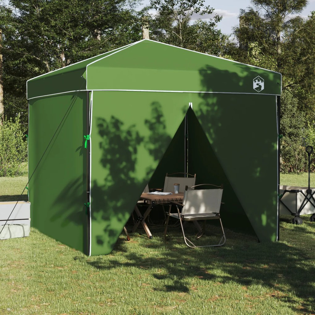 vidaXL Σκηνή Σκίασης Πράσινο 250 x 250 x 227 / 236 / 245 εκ. Ύφασμα Oxford