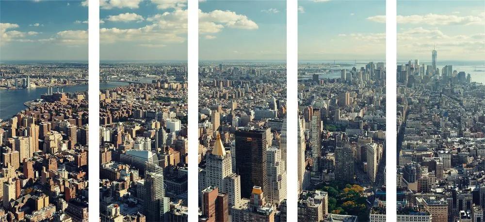 Άποψη εικόνας 5 μερών του μαγευτικού κέντρου της Νέας Υόρκης - 200x100
