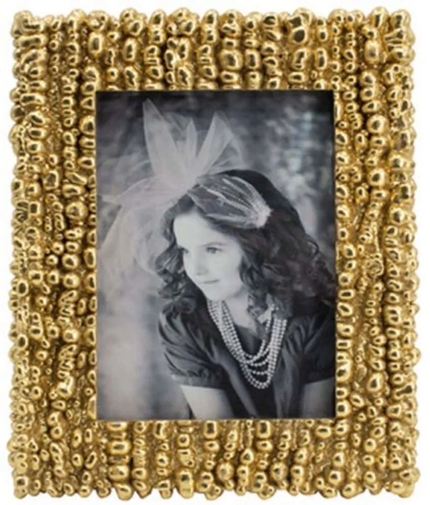 Κορνίζα Golden 77616 21x2,5x25cm Gold Artekko Ρητίνη